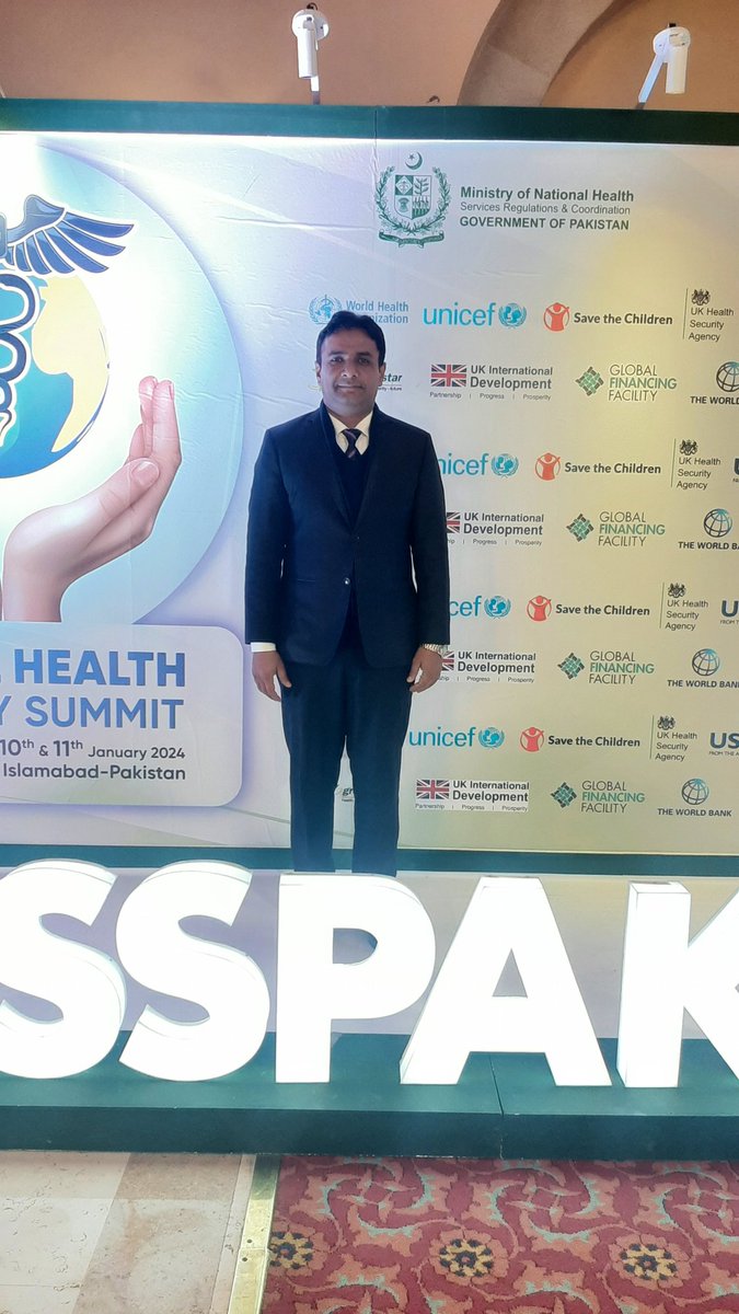 Attending Global #Health Security Summit at Islamabad.

#GHSSPakistan
#globalhealthsecuritysummit.
#Health 
#PrimaryHealthcare