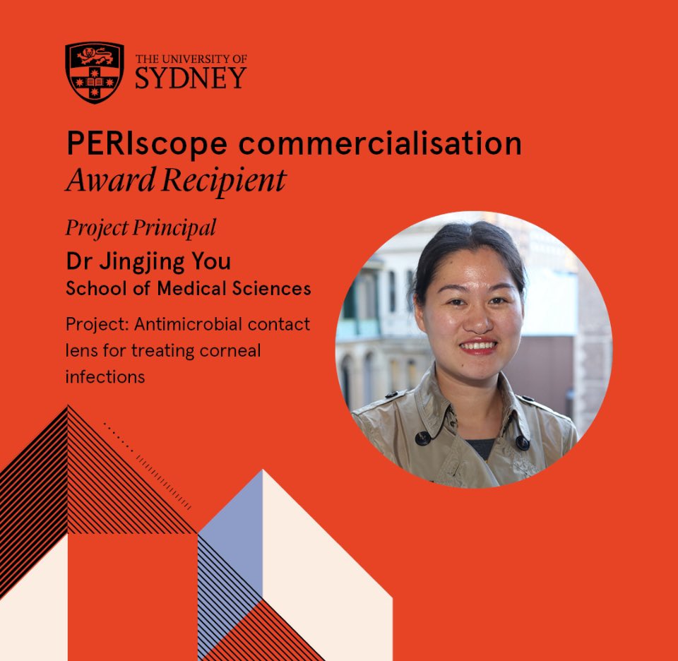 youjingjing's tweet image. HNY 2024! Excited to be back to lab. Feel thrilled to be #SydneyHorizonFellow and Elated that my project with student Yuan @yfan8920 on drug releasing contact lens has been awarded the #PERIscope @MaryChebib @sydknowledgehub @BiovisionGroup @DrEmmaLJohnston @JaneMCockburn