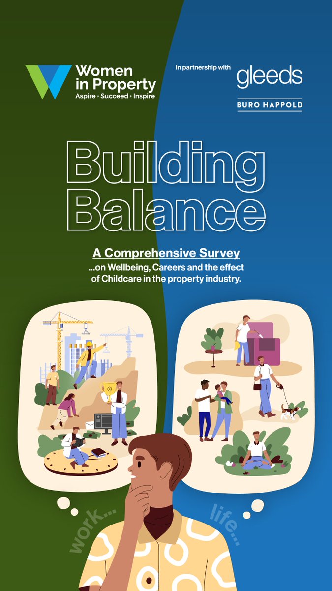 WIP Balance is LIVE. Help us to improve the way we work in the construction and property industry. Please take the survey + share on your social media platforms.

#WIPBuildingBalance

Survey:

smartsurvey.co.uk/s/B2JUS1/ 

@WomeninpropertySW
<a href="/burohappold/">Buro Happold</a> 
<a href="/helen/">helen</a> James