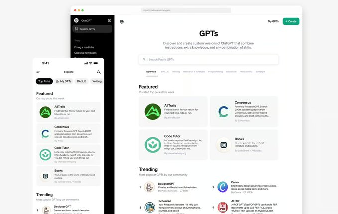 FinanceYF5's tweet photo. 今天是 OpenAI 刚刚发布 GPT 商店的日子。

有些人称之为人工智能的“应用商店”时刻。

以下是如何利用： https://t.co/IFdgr4garp