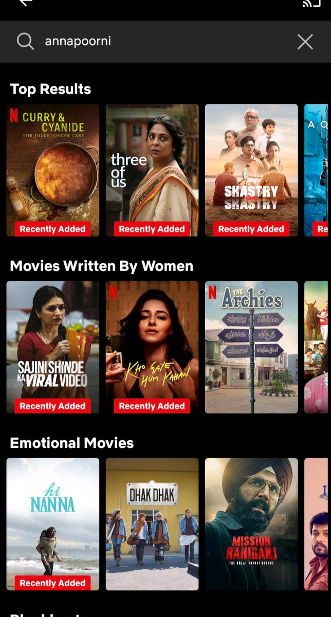 WTF! Annapoorni been taken down even from US Netflix! Mom watched it just a couple of days ago here.

It might not feel like it but this is something for a future historian to note as a milestone in Hindu fascism.

If that movie can be taken down, nothing is safe from sanghis.