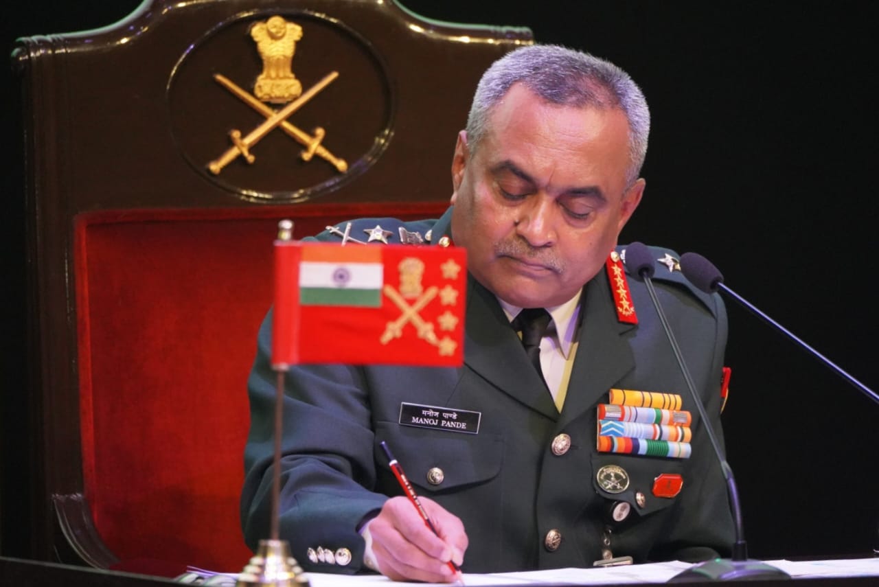 Army Chief in the Press conference