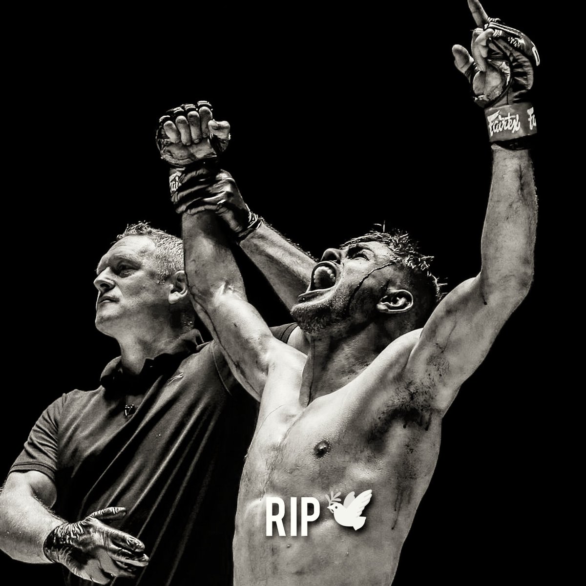 MuayThaiAuthor's tweet photo. ONE Championship Fighter Fariyar Aminipour passed away last night, apparently he had an accident. 🙏🏻😥 Our condolences to his family, partners and Iranian community. You will be remembered, rest in peace warrior🙏🏻🕊️ #RIP #Fighter https://t.co/duBeQVE74c
