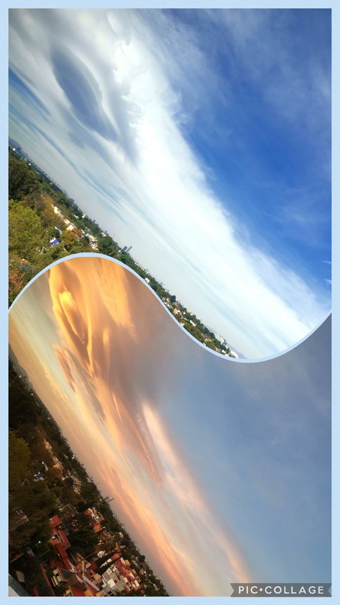 Día de nubes lenticulares en la #CDMX #Skylovers ☁️💙