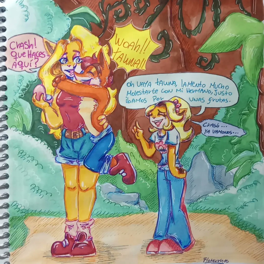 Crash and Tawna Together again!!💋💖
#CrashBandicoot #cocobandicoot #tawnabandicoot #fanart