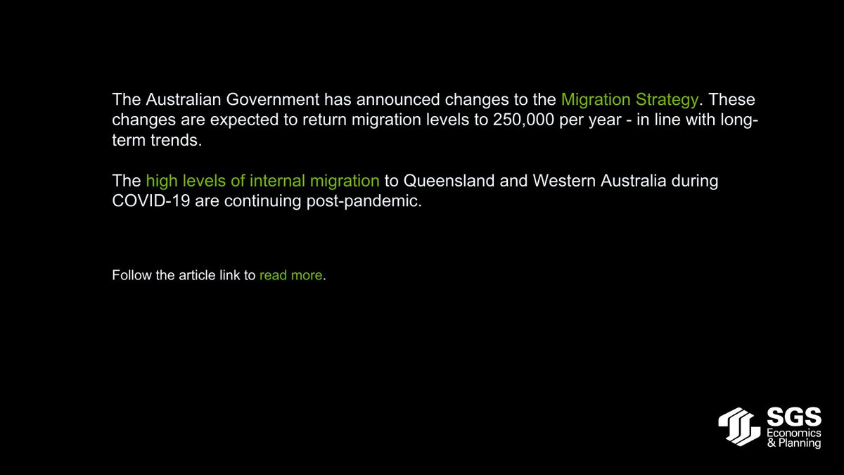 New data from @ABSStats, tracked by SGS, shows a surge in overseas migration in Australia, especially in NSW and Victoria. After a pandemic-induced slowdown, is this a short-term rebound or a signal of sustained growth post-2023? Read more: sgsep.com.au/publications/i…