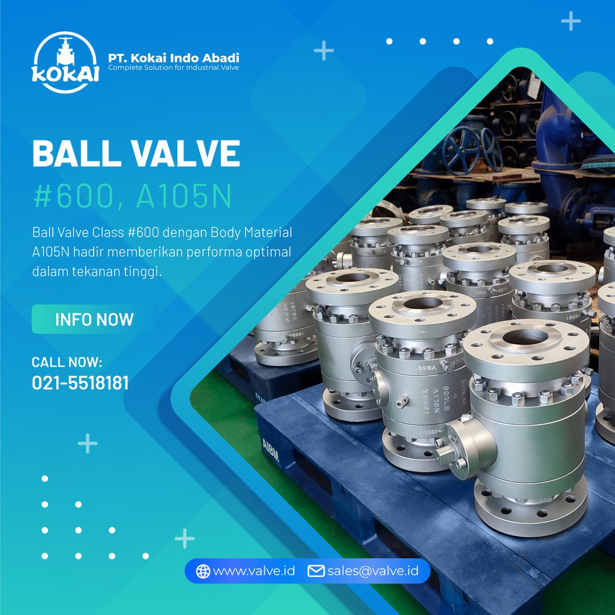 valve_id's tweet photo. Ball Valve Class #600 dengan Body Material A105N hadir memberikan performa optimal dalam tekanan tinggi.

#ballvalve #valvemanuvacturer #oilandgas #migas https://t.co/OZdoC8sgAP