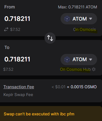 How can i consolidate these two? thanks

#CosmosEcosystem
