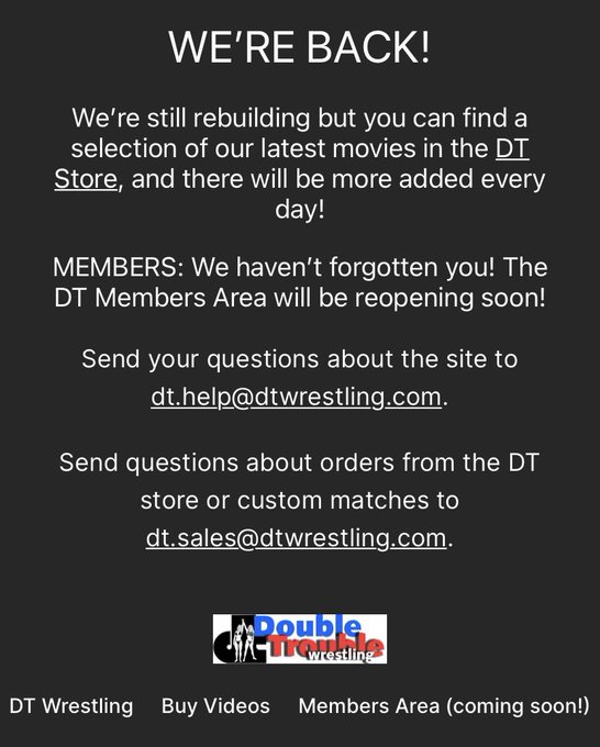 We are back!!    https://t.co/PT5aANMfAk https://t.co/YDBt00gh3F<a href="/tag/hollywood"class="tags"><span>#hollywood</span></a><a href="/tag/grunt"class="tags"><span>#grunt</span></a>