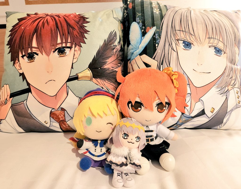 アルトリア・キャスター ,アルトリア・ペンドラゴン ,衛宮士郎 ,ぐだ子 ,オベロン(Fate) 「ホテルカルデア幸せでしたー どこにいてもオベロンと村正おじいちゃんが視界に入るし」|桜⛩歌のイラスト