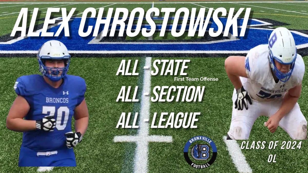 Congratulations to Senior Captain &amp; Multi-Sport Athlete Alex Chrostowski on a great season and being named All-State, All-section and All-League #FallisComing #PSD #EEE #OLDL <a href="/Alex_Chrost/">Alex Chrostowski</a> <a href="/sports_broncos/">Broncos Sports</a> <a href="/bronxvillelax/">Bronxville Lacrosse</a>