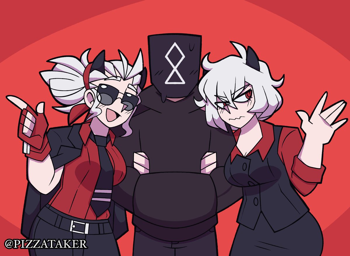 Not_Murasaki's tweet photo. Thank You So Much @PIZZATAKER666  For These Amazing Drawings!  

[ Yes I’m Down Bad For Malina and Justice ] 😔

#helltaker 
#malinahelltaker
#justicehelltaker 
#sona 
#art https://t.co/5XDl5e0EsR