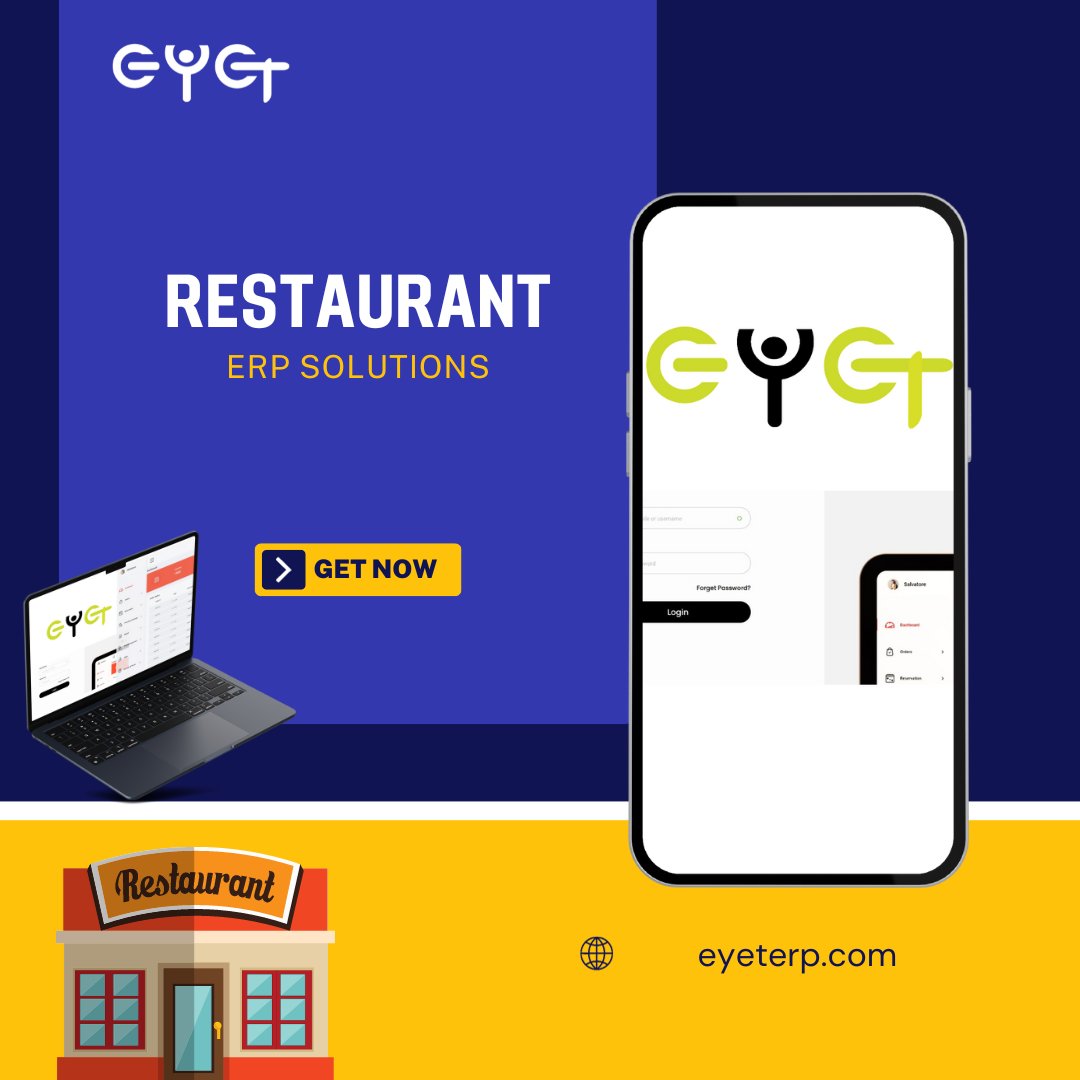 EYETERP's tweet photo. Schedule a free demo today and see how EYET ERP can transform your business! @ https://t.co/Q1TVw6ajvi
#EYET #leeyet #erp
#textiles #aviation #business
#restaurant #restauranterp 
An innovative product by LeEYE-T Technohub - LLP &amp;
FZ LLC
Founder &amp; CEO Mr Shafeeque Parakulath https://t.co/iPSWOQ8Hhn