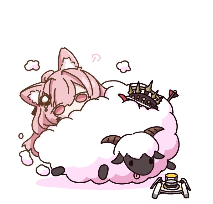 「髪飾り 羊」のTwitter画像/イラスト(新着)