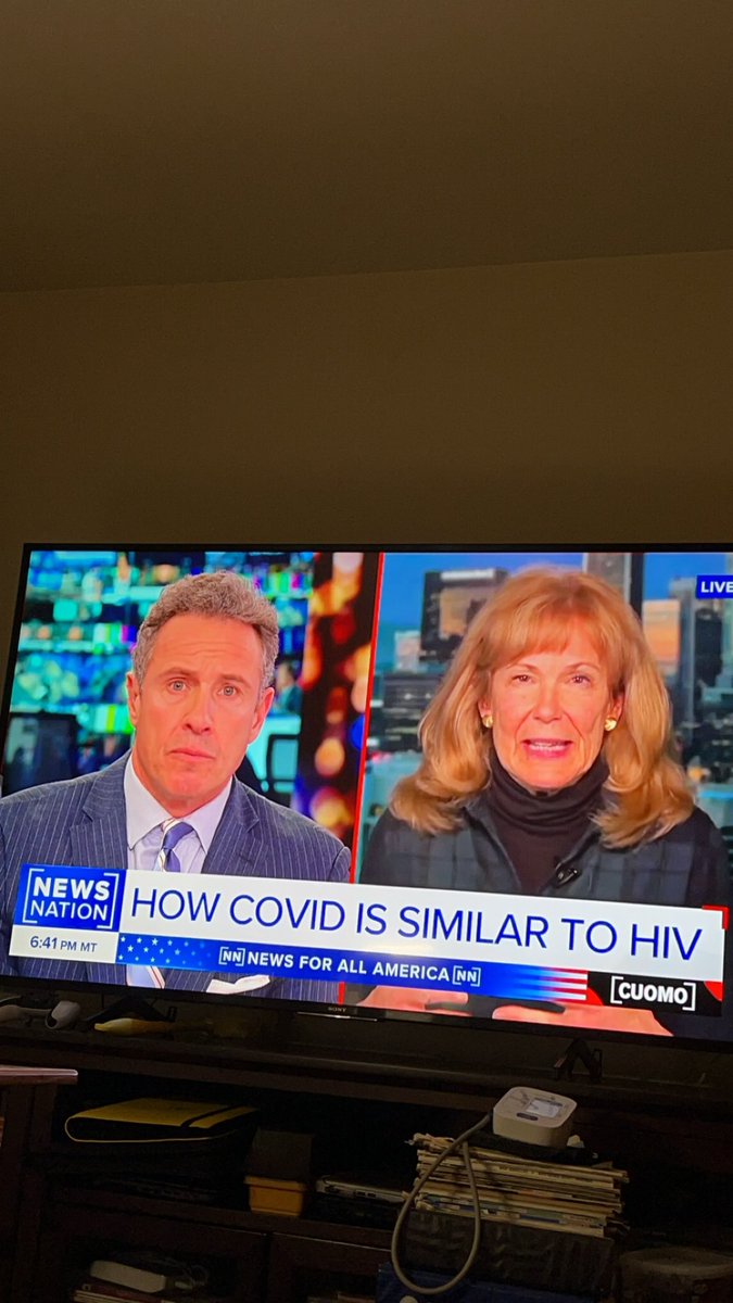 Wow, surprised and so glad to see them finally talking about the parallels between HIV/AIDS and #COVID19.

“It’s not the flu, it was never the flu.”