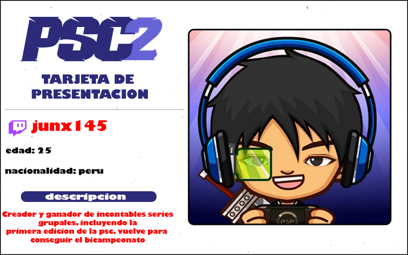 tydus07's tweet photo. primer participante de la proxima PSC2! https://t.co/wXhpDr3qYU