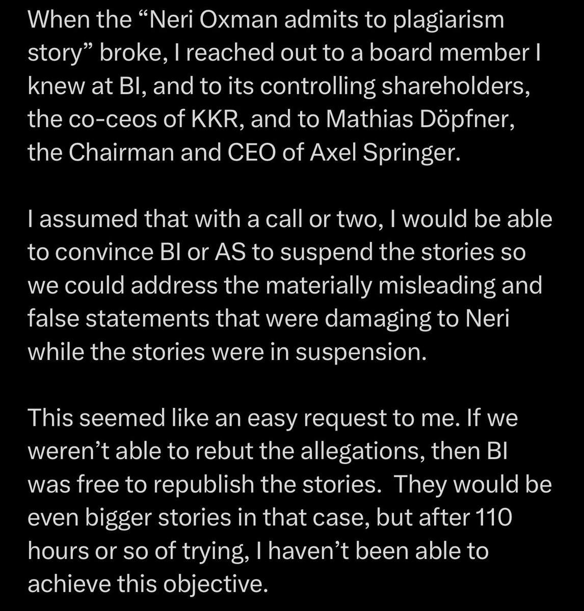 edzitron's tweet image. This is the most chilling part of this - these billionaires are unashamed in their attempts to control the media using their money and power