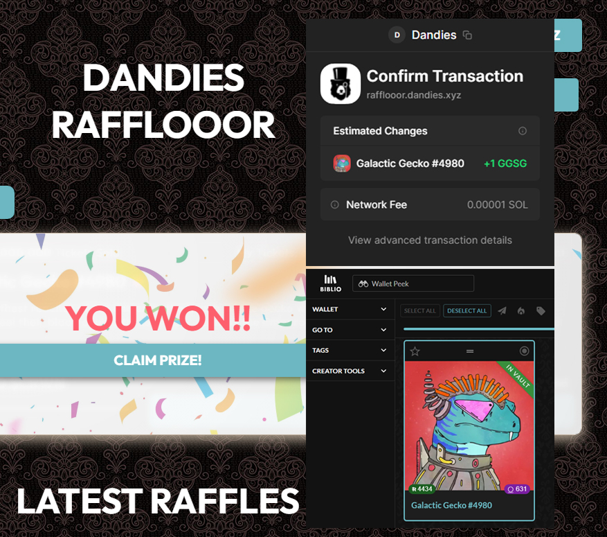 My biggest W in my web3 journey.
Very privileged and lucky to have been led early by <a href="/TheGentlemonke/">Gentlemonke</a> since <a href="/XinDragons/">// Xin Dragons</a> gen2 mint.
Will always be here for many years ahead. Thank you <a href="/DandiesNFT/">Dandies</a>.
Looking forward to be blown away by Biblio.tech V2.
Unleash the beast!