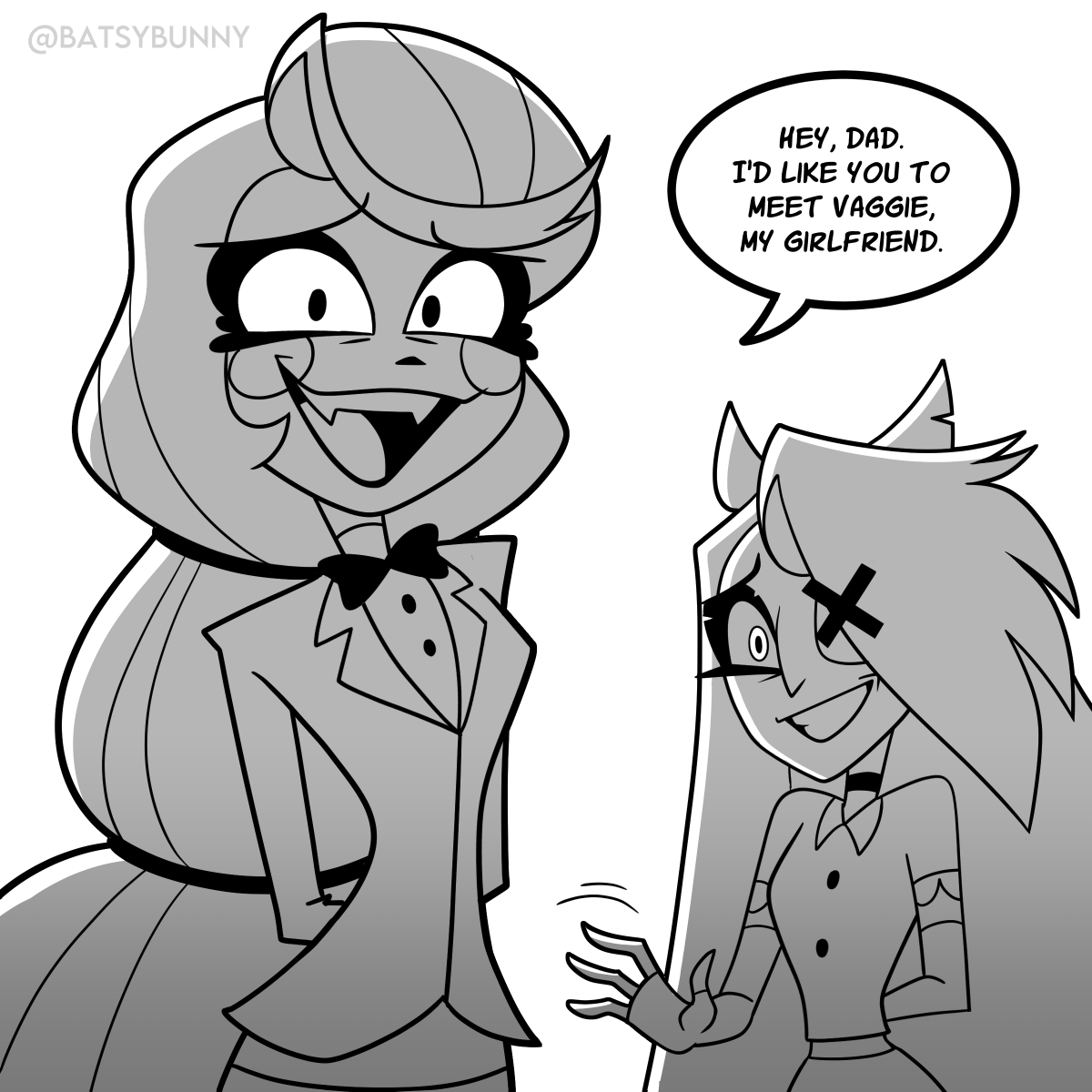 BatsyBunny's tweet photo. WHY IS LUCIFER SO SMALL I LOVE HIM 😭😭😭💖
I'm so excited for the Hazbin Hotel premier AHHHH
Okay now back to comms https://t.co/rFU8NAYwOQ