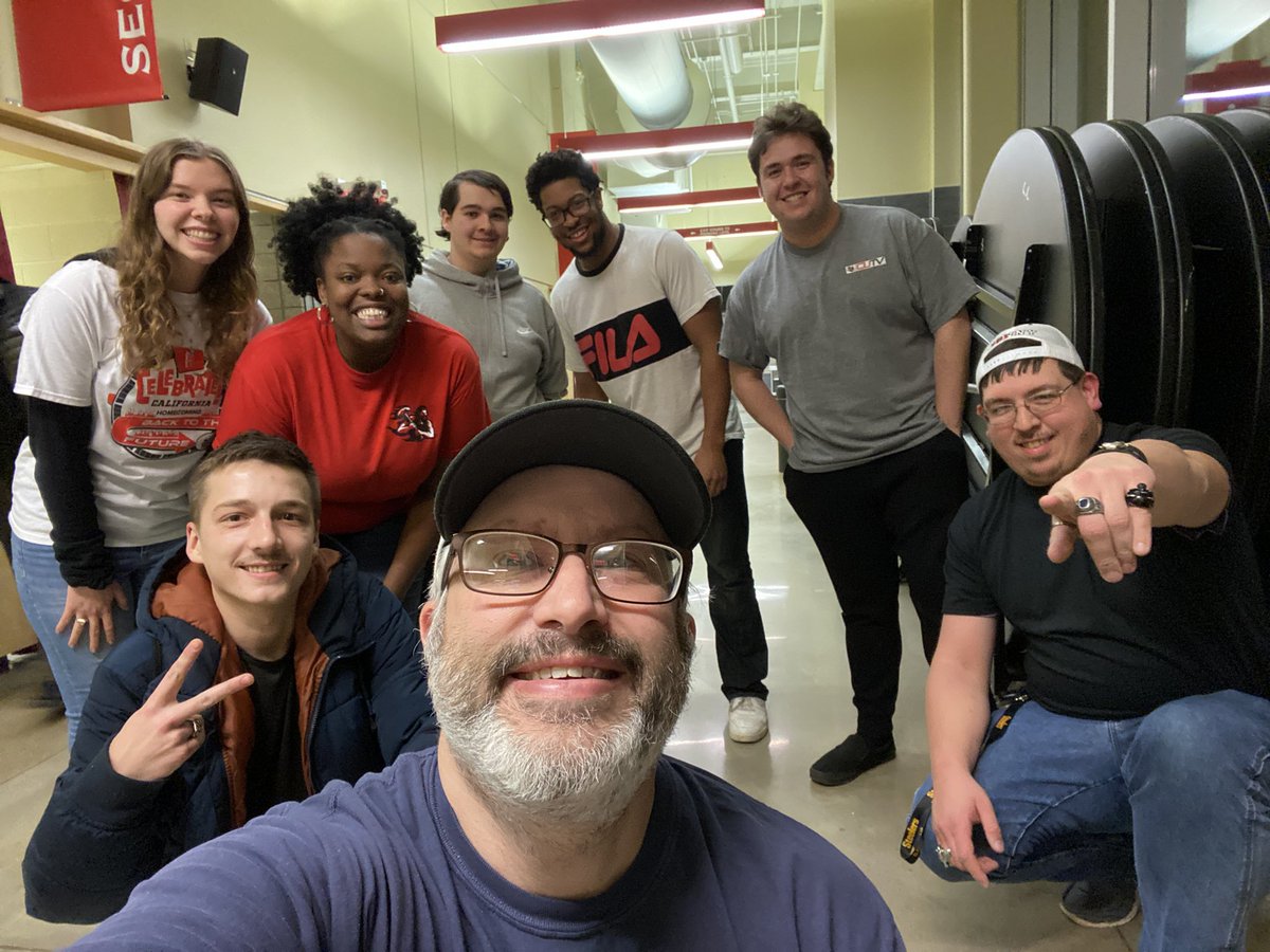 CUTV_PA's tweet image. Today’s crew for live hoops action!!!