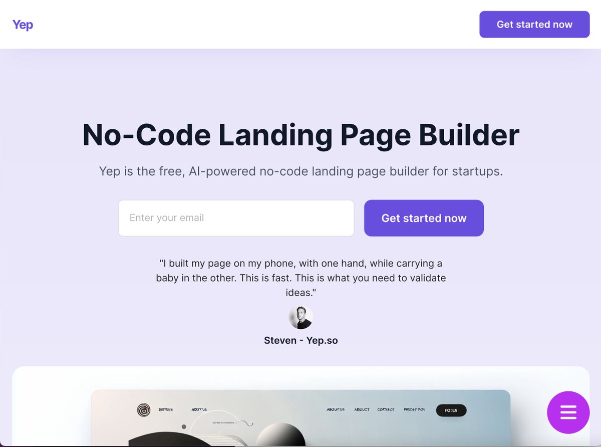 Feature update! 

We've added an automatic image generator to our landing page builder. Test it out on yep.so

It takes a few seconds longer for the images to fully load, but we are working on improving this.