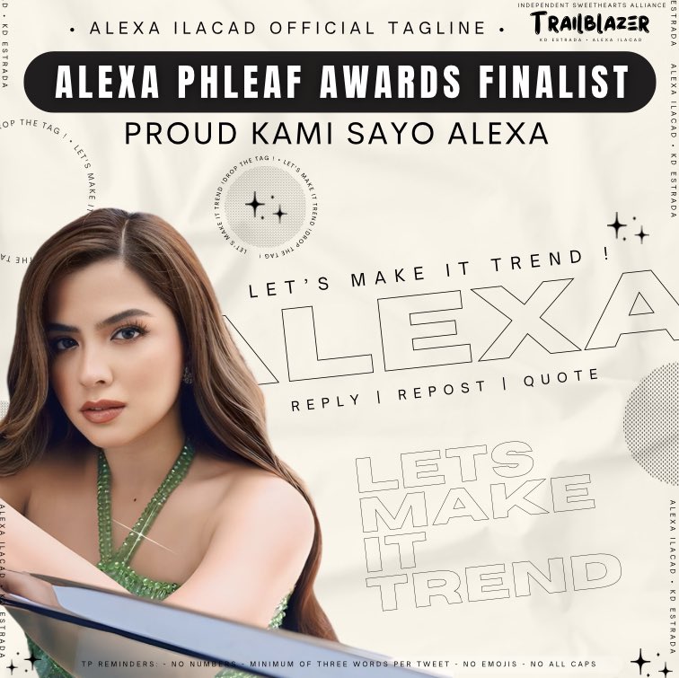 X Party! Sweethearts and Solids!

OFFICIAL TAGLINE:

ALEXA PHLEAF AWARDS FINALIST

PROUD KAMI SAYO ALEXA

#PhilippineLeafAwards
#PETAWalangAray

Kindly drop the tag if you see this post. Thank you!

@alexailacad #AlexaIlacad