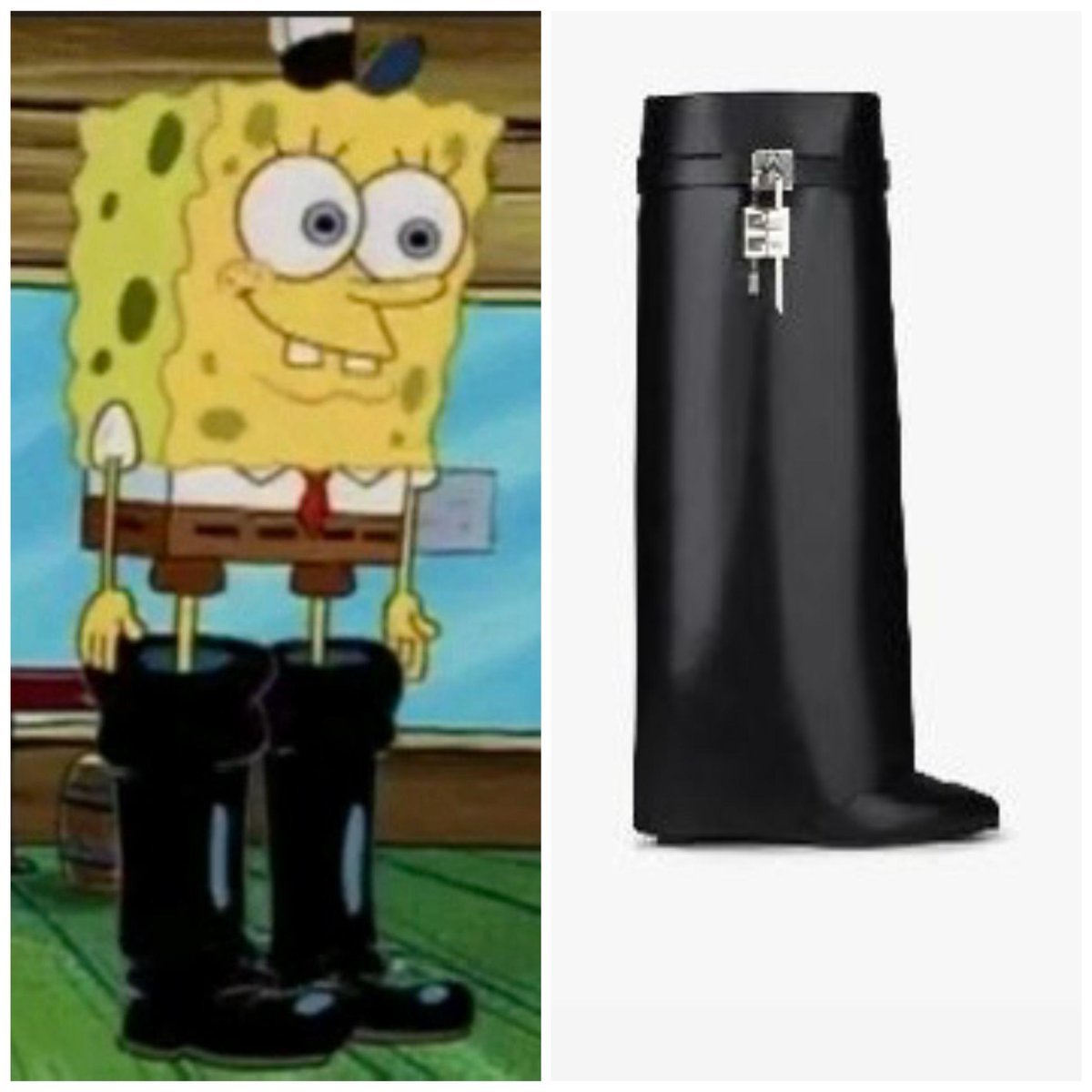 KingCourtney23's tweet photo. Y'all really out here paying 2k for SpongeBob work boots🤣 https://t.co/57gKnc8FNF