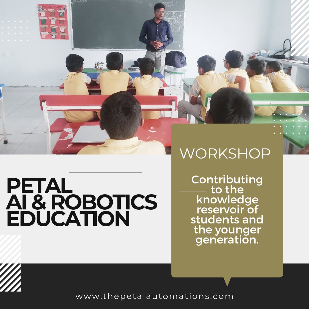 Petals_Auto's tweet image. Thrilled to have conquered the challenges in the recent Robotic Workshop!
Visit Us: thepetalautomations.com/steam.html
Contact Us: +91 9360132690
#RoboticWorkshop #TechInnovation #STEMeducation #FutureInventors #SkillBuilding #TechAdvancement