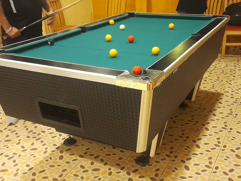 NEW EXECUTIVE POOLTABLES AVAILABLE AT VERY FRIENDLY PRICES..
PRICE 3M ✅
COMPONENTS ✍✍✍
MARBLE SLATE ✅
SET OF BALLS✅
SET OF STANDS ✅
2 CUE STICKS✅
TRIANGLE ✅
LAMPSHADE ✅
Call or whatsapp 0778168574 
Or
Visit us at Tropical Complex L2-05 Arua Park Kampala.