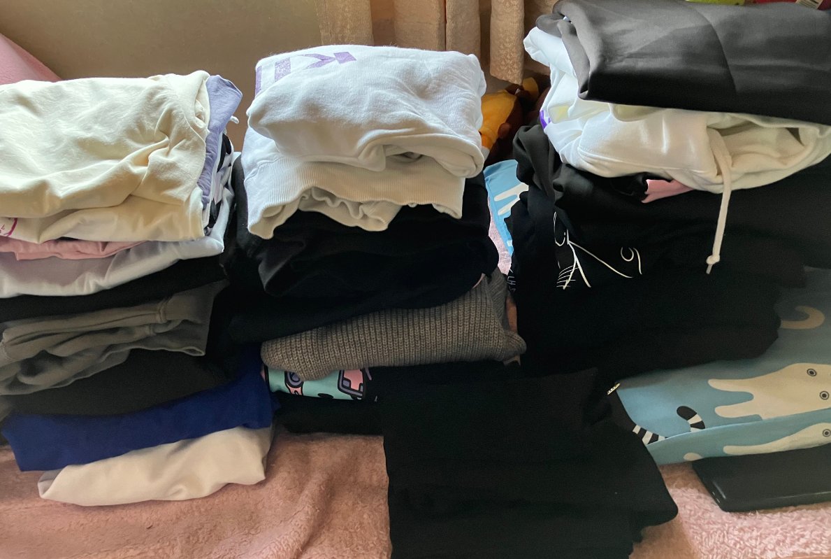 ここ1ヶ月で買ったタグ付きで放置されてる行き場のない服たち