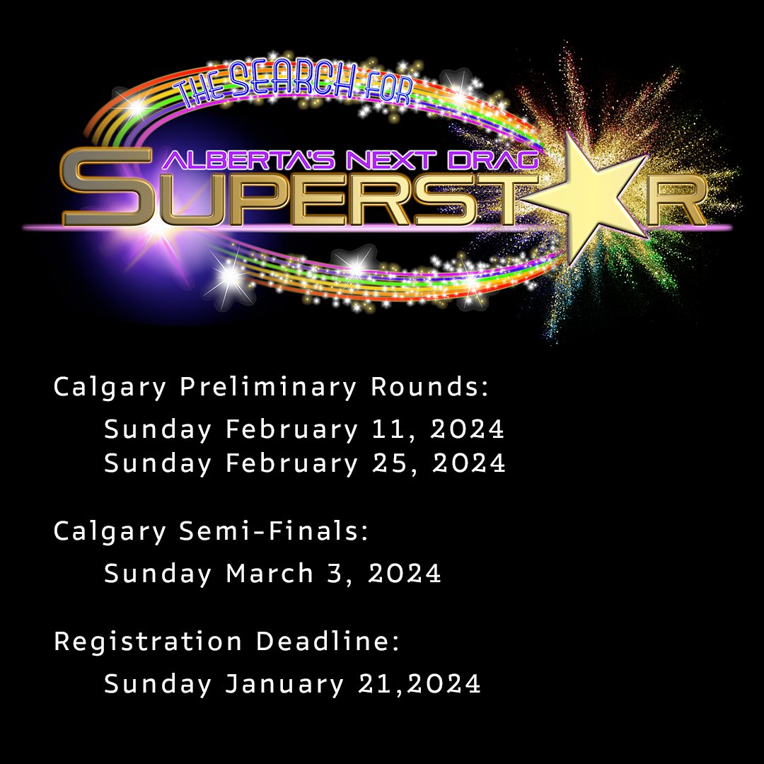 The Search for Alberta's Next Drag Superstar returns to crown an a new winner! Registration to compete is now open! twistedelement.club/ands24/
