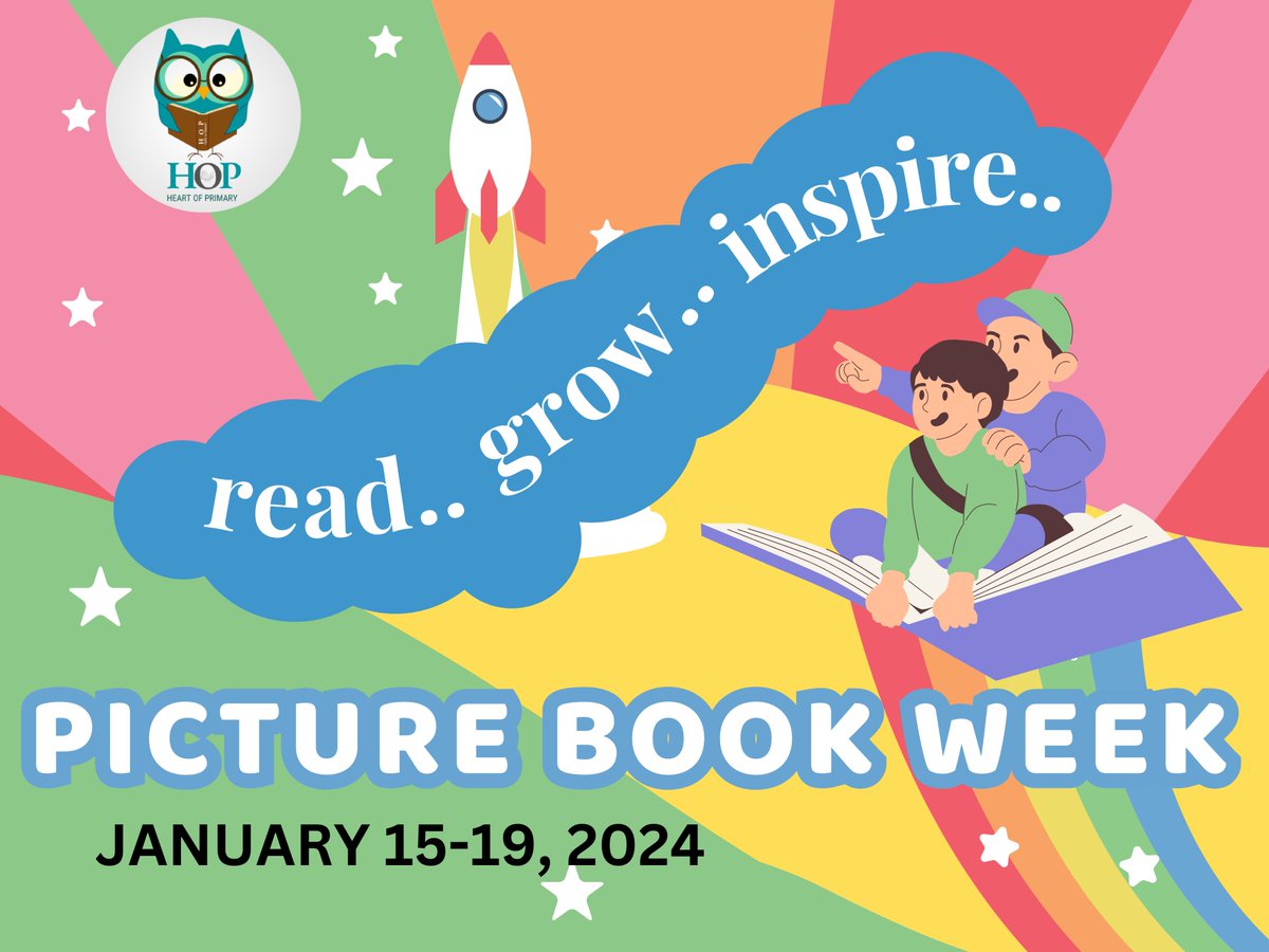 🎉 Excitement is in the air as the HOP team gears up to immerse themselves in the vibrant world of picture books from January 15th to 19th!. Get ready for a celebration of creativity, and imagination.🥳✨ #PictureBookWeek #HOPTeamInAction @BhonslayAnupa @ois_primary