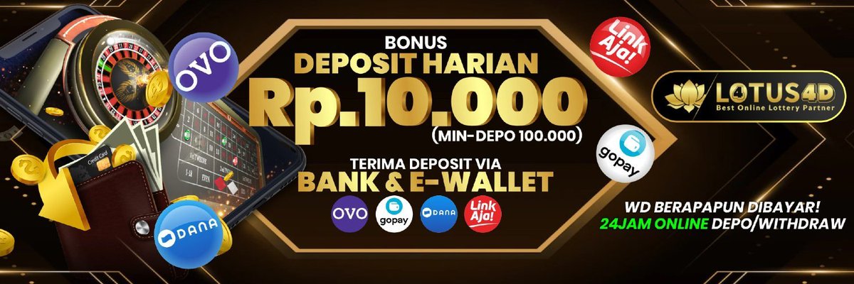 Lotus4d4's tweet photo. Prediksi HONGKONG Hari ini 11 JANUARI 2024

BBFS: 1 4 5 7 9 
AM: 5 6 9
CB: 3 &amp; 5
Shio: BABI

Diskon Pasaran
4D 66%
3D 59%
2D 29%

⚡️BONUS DEPOSIT 10Rb Setiap Hari
⚡️BONUS CASHBACK MINGGUAN Up To 7%
⚡️BONUS REFERAL 1% Seumur Hidup
⚡️TUKAR POIN TOGEL https://t.co/bHf3OtRCsl