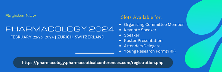 MJenner05's tweet photo. Learn about new ideas and technologies in pharmacology at the upcoming conference in #Zurich, Switzerland. Join us on #February 22-23,2024. #pharmacology #conference #Dubai #Toxocology 
For more details please visit : https://t.co/YK7ZdjPwt4
 Whats app : + 447455849667 https://t.co/kIvXfPhRsw
