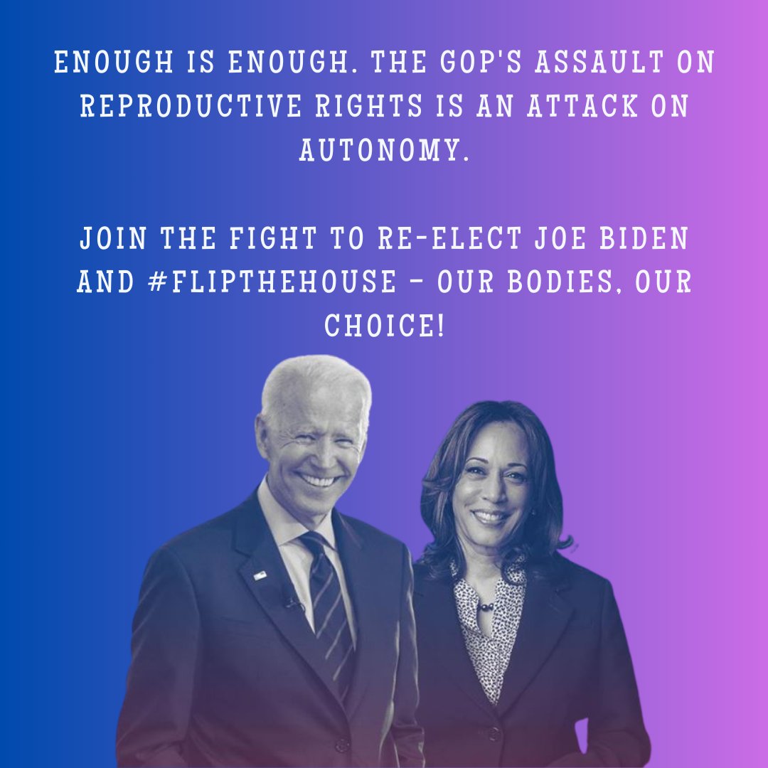 🌸 The GOP's relentless attacks on reproductive rights are a stark reminder of why we need to re-elect Joe Biden. Let's #FlipTheHouse and take control away from those trying to control our bodies. 🗳️✊ #ReproductiveRights #VoteProgressive