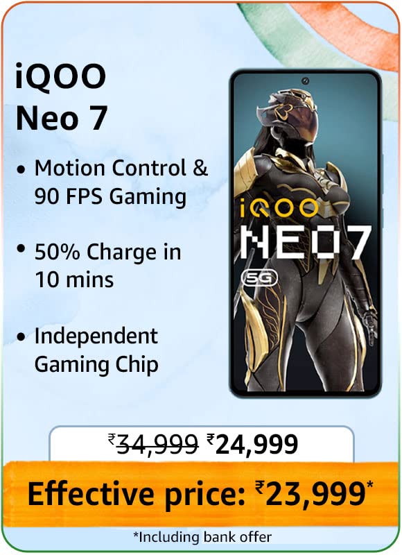 tsaikumar1989's tweet photo. Deals:
Amazon Great Republic Day Sale
#iQOONeo7 @ 24K
#iQOONeo7Pro @ 30K
#OnePlusNord3 @ 27k
#iQOO12 @ 50k https://t.co/qyauFtC3ZX