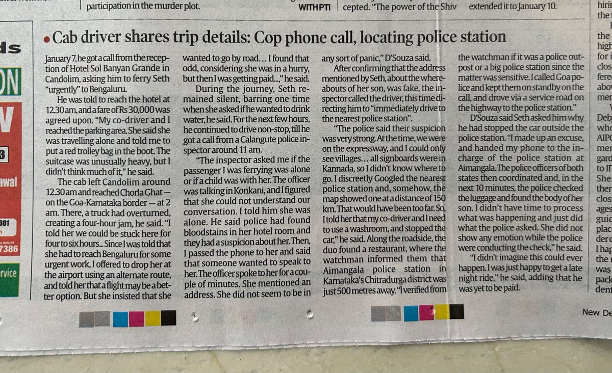 Royjohn D’Souza deserves a medal (and a cash award) for presence of mind and sleuthing.
Also shows the power of language — and how diverse India is linguistically ☺️.

#policing #taxi #Goa #konkani #language #crime #regional #stophindiimposition #diversity #parenting