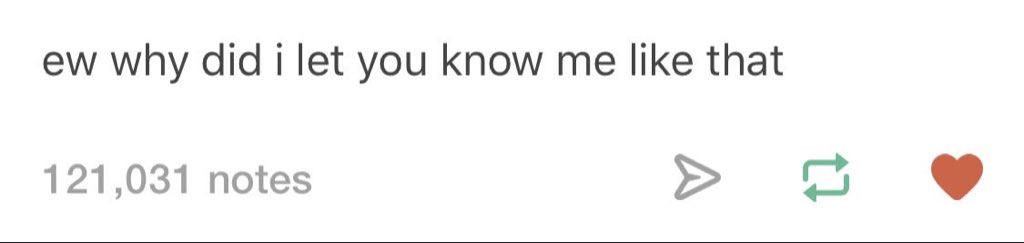 me after oversharing