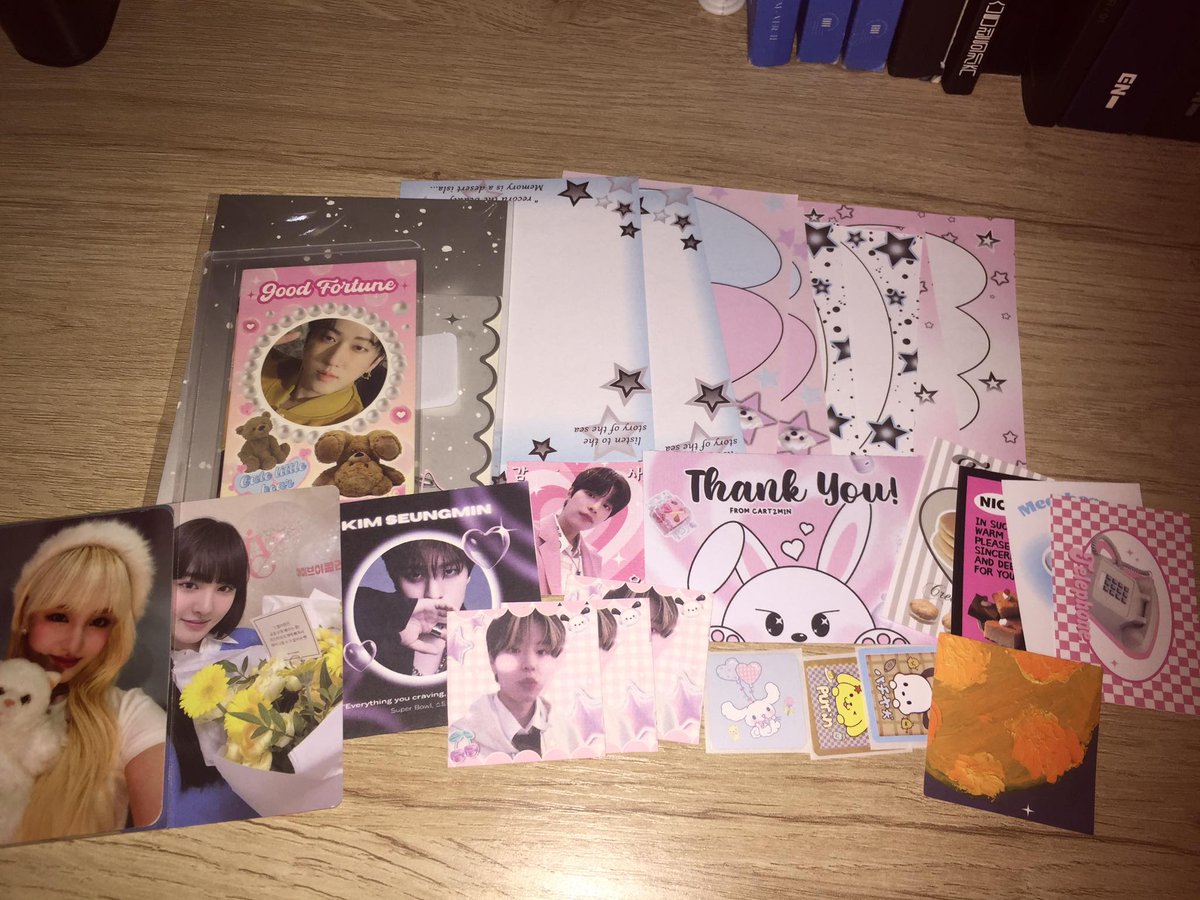 howonscart's tweet photo. ― ˚₊‧ #howonsmails
― ˚₊‧ #FBcart2min
hii @cart2min thankyou so much for this steal fries changbin pc!! 20 pesos worth lang binili ko pero sobrang daming freebies!! ˚₊‧ https://t.co/MgyRb5pSSz