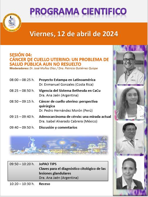 JoPAO Peru (@jopao_peru) on Twitter photo Nos vamos preparando..., una pincelada de un super programa. Este 11, 12 y 13 de abril, Trujillo - Perú, los espera. <a href="/milyabadli/">Milagros Abad-Licham</a> <a href="/Dra_Cells/">Caddie Laberiano-Fernández, MD, FIAC</a> <a href="/corinacu16/">Corina Castañeda</a> <a href="/SLAPpatologia/">SLAP Patología</a> Nos vamos preparando..., una pincelada de un super programa. Este 11, 12 y 13 de abril, Trujillo - Perú, los espera. <a href="/milyabadli/">Milagros Abad-Licham</a> <a href="/Dra_Cells/">Caddie Laberiano-Fernández, MD, FIAC</a> <a href="/corinacu16/">Corina Castañeda</a> <a href="/SLAPpatologia/">SLAP Patología</a>