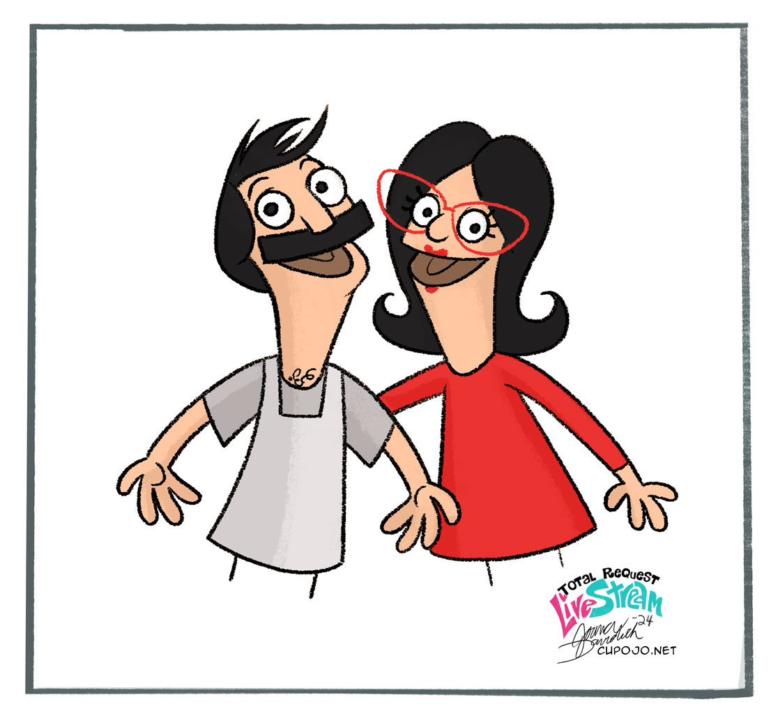 I had a request for #BobsBurgers - I always thought they looked muppety so I went with it.