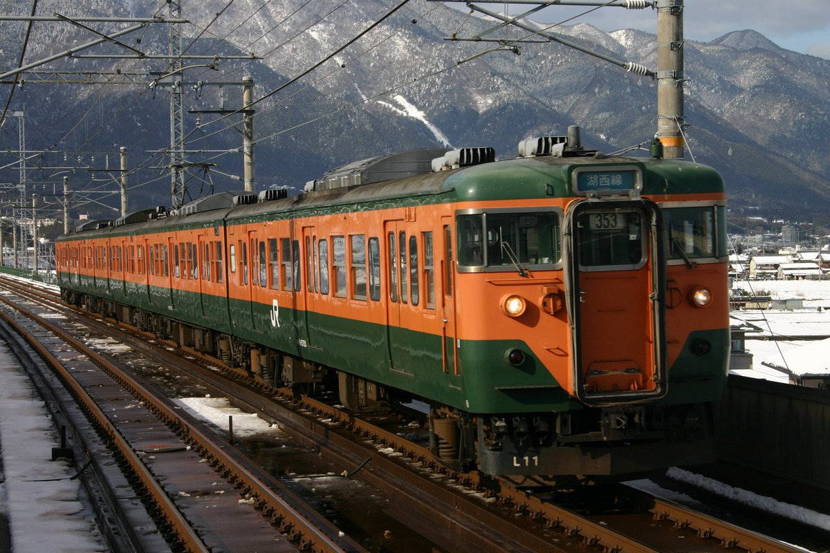 今回のTOMIX製113系700番台湖西線開業時仕様を大きな加工なく最近のJR