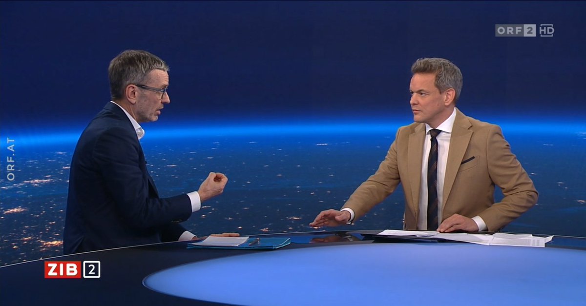 ⚡️ZIB 2 INTERVIEW⚡️

Ich habe soeben das #zib2 Inzerview mit #Kickl nachgesehen und muss sagen ich kann die Kritik von manchen hier an <a href="/MartinThuer/">Martin Thür</a> wirklich nicht nachvollziehen. 

<a href="/MartinThuer/">Martin Thür</a> hat zig kritische Fragen gestellt, hat unterbrochen, hat insbesondere bei der
