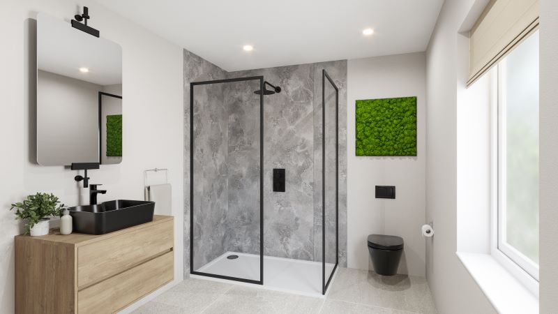 Statement colours are set to join warm neutrals, cool tones and marble finishes in comprising the most popular bathroom trends requested of retailers and installers in 2024, according to bathroom wall panel specialist, Mermaid Panels. bit.ly/3S76Jtk