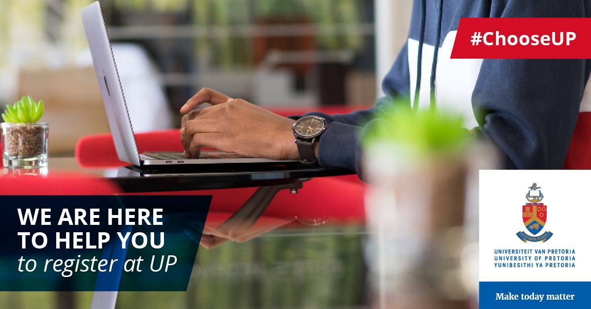 University of Pretoria (@uptuks) on Twitter photo NEED HELP? If you require assistance with registration, please contact the help desk at 012-420-5347 or send an email to registration@up.ac.za.
#ChooseUP #UniversityOfPretoria NEED HELP? If you require assistance with registration, please contact the help desk at 012-420-5347 or send an email to registration@up.ac.za.
#ChooseUP #UniversityOfPretoria