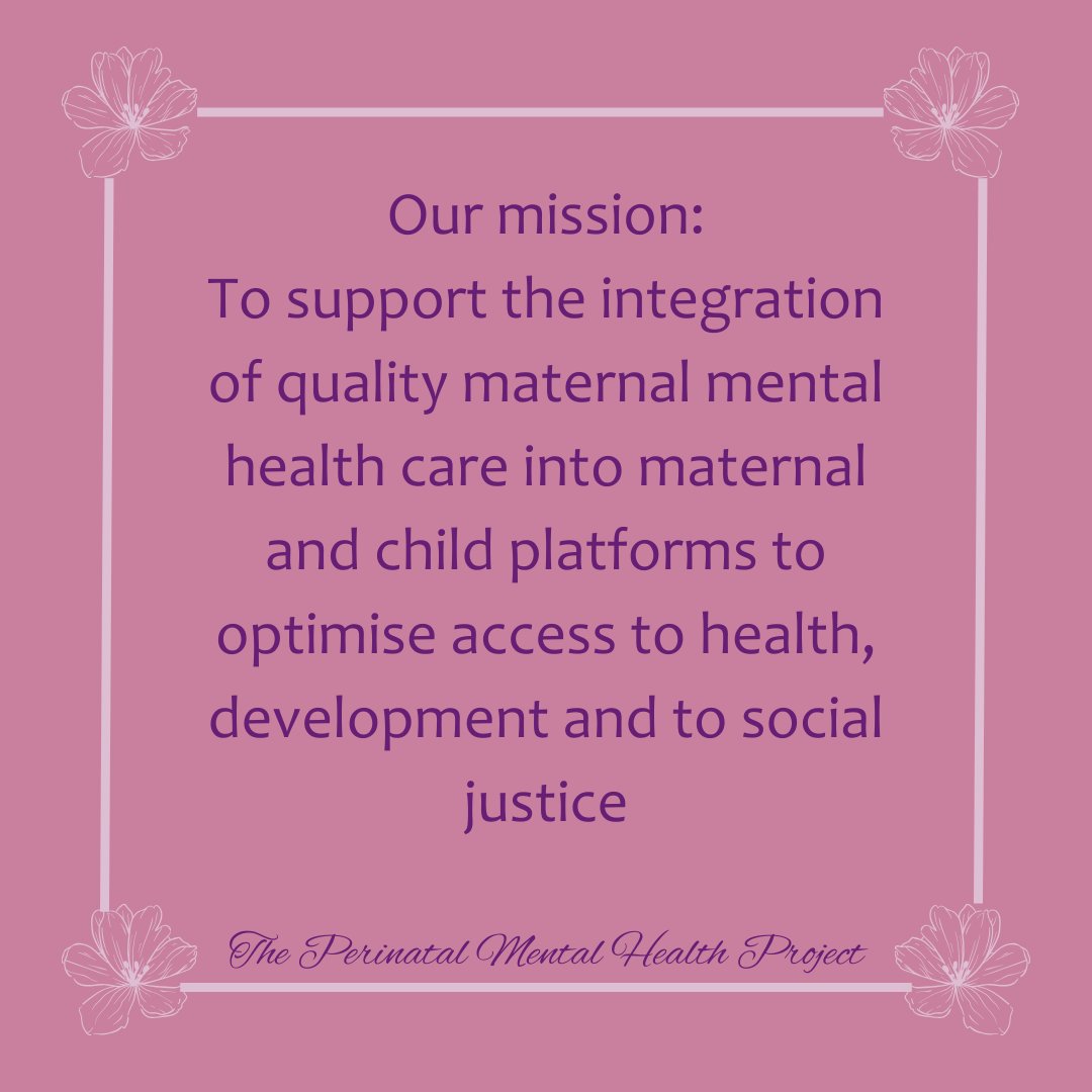Read more about how we carry out our vision and mission here: pmhp.za.org/about-us/our-v… 

#maternalMHmatters  #MaternalMentalHealth #PregnancyWellness #PostnatalSupport #ChildDevelopment #MentalHealthCare #SocialJustice #HealthAccess #MaternalHealth #ChildHealth