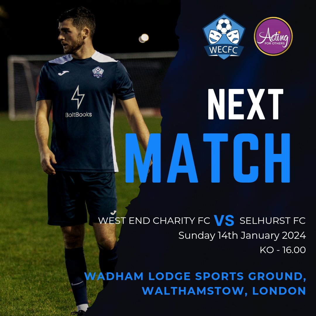 ⏭️ We go again this Sunday! 3 more points on offer in the @TheUCL_ group stages! Who is coming down to support West End? FREE ENTRY! DONATE HERE ⬇️⬇️⬇️⬇️ justgiving.com/wecfc