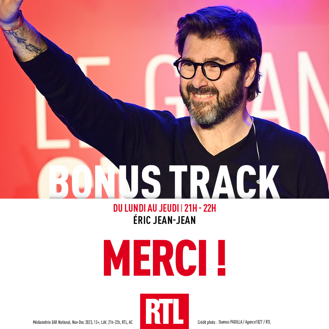 🎙🔴#AudiencesRadio MERCI !

👏 RECORD HISTORIQUE pour #BonusTrack de <a href="/eric_jeanjean/">Eric Jean-Jean</a> tous les soirs sur <a href="/RTLFrance/">RTL France</a> !
📈 7,4% de PDA 

#Radio #Médiamétrie