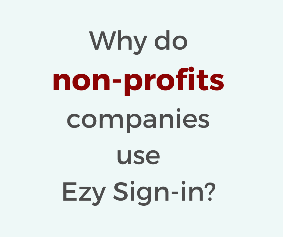 EzySignin's tweet photo. Our NFP customers are to reduce costs and keeps employees safer at work.
Get in touch if you're a NFP organisation to hear about how we help take the burden out of managing guests, so you can get on with the great work you do!

Click to know more: https://t.co/IEcUfdqVQg https://t.co/fLuWuTWuYy