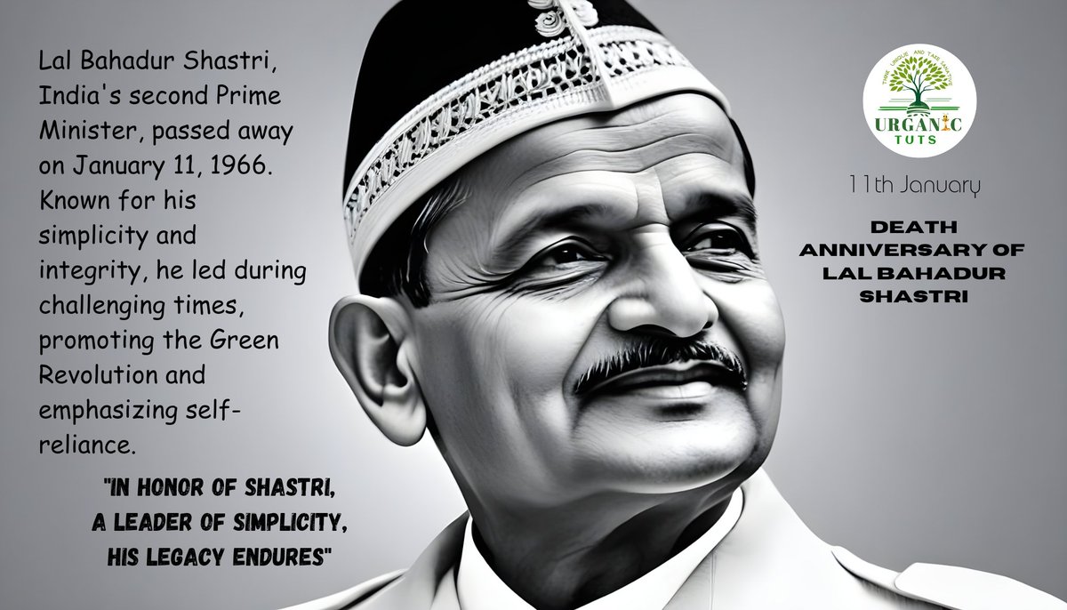 YoursTUTS's tweet photo. In honor of Shastri,
A leader of simplicity,
His legacy endures.
Forever Gives our #Healthy #Lifestyle,

#followusformore by URGANIC TuTs #brand

"If you want to stay up-to-date with us, follow our Page"

Contact Us: https://t.co/PKlXhuaw5m
#LalBahadurShastri #IndianPrimeMinister https://t.co/YGmhcZHW9q